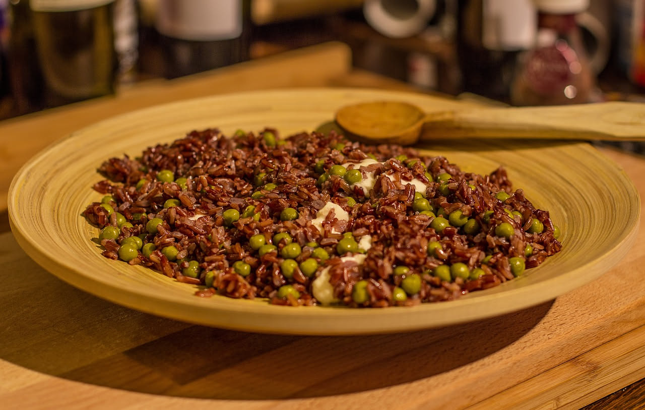 Insalata di riso fredda estiva