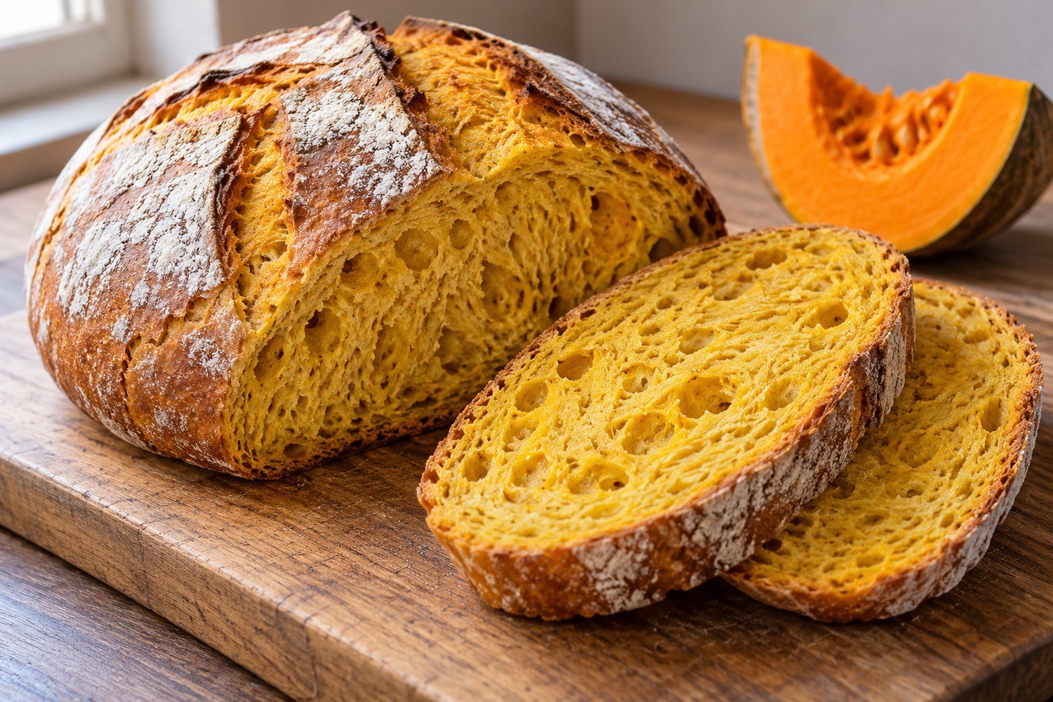 Pane alla zucca fatto in casa: i passaggi in foto per un impasto soffice e dorato