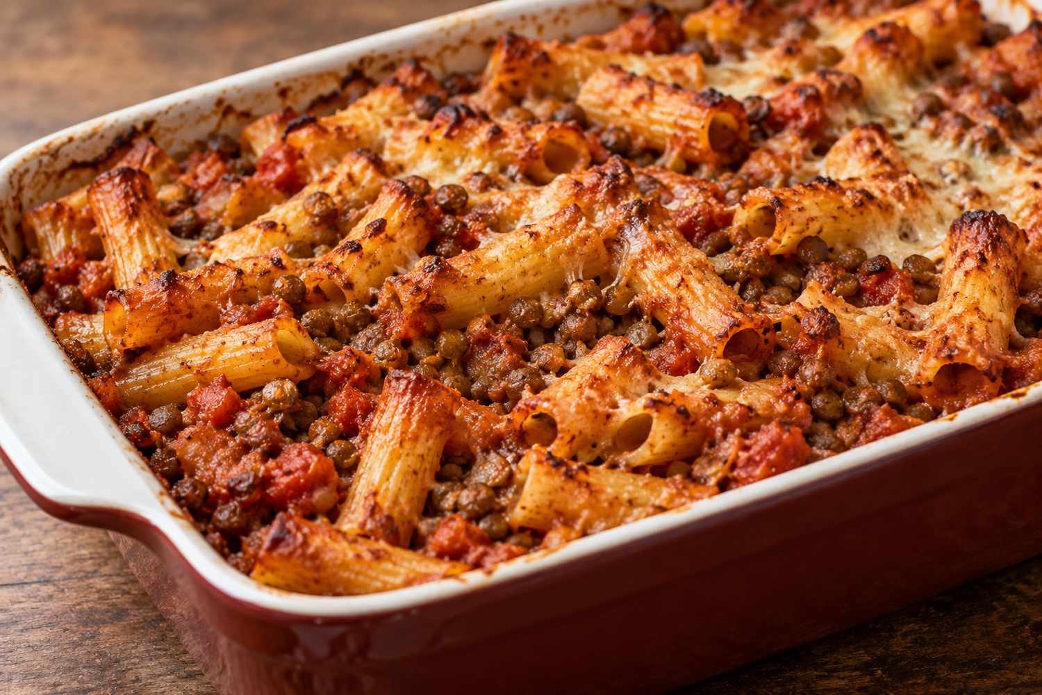 Pasta a forno con le lenticchie: la ricetta per i giorni di freddo