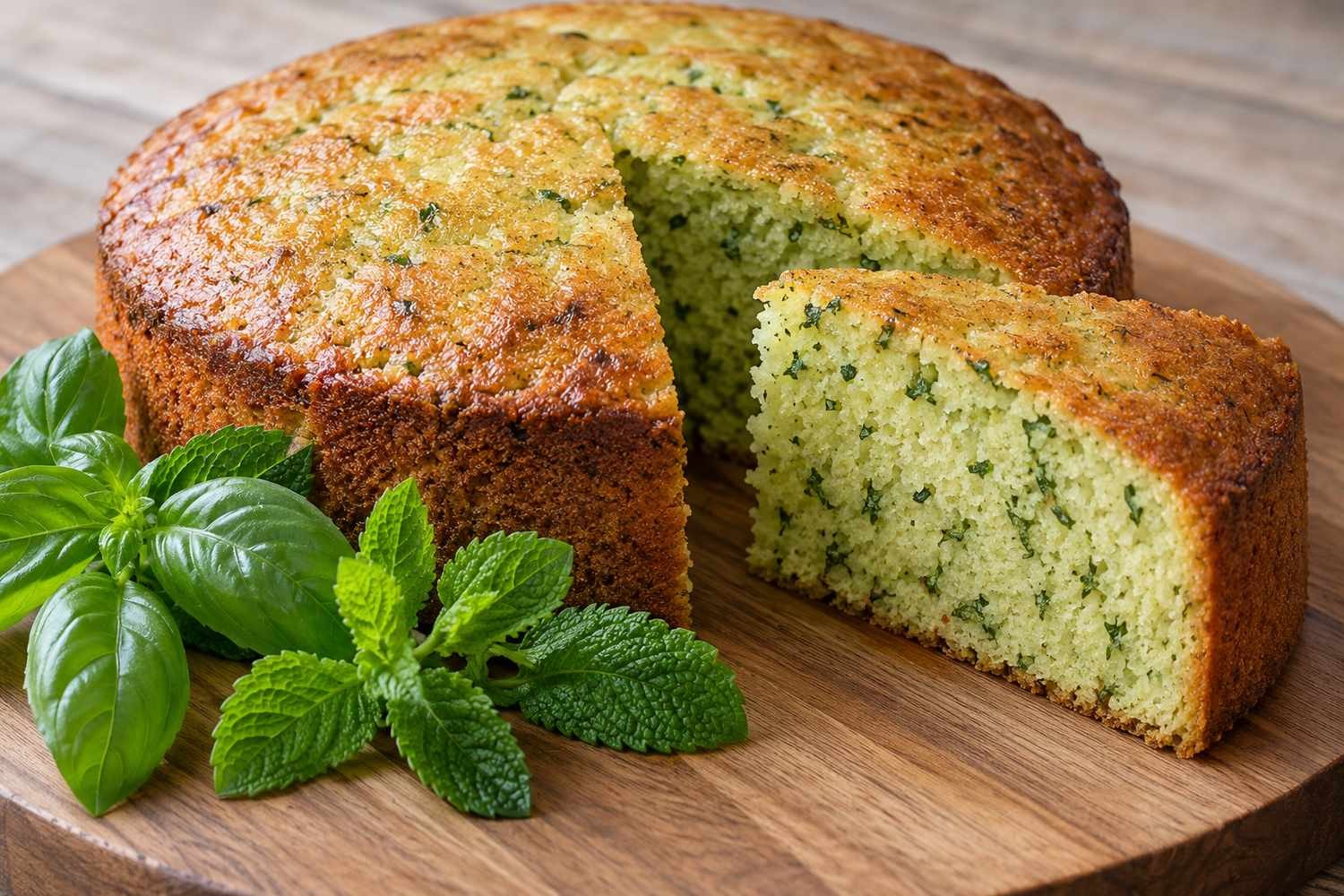 Torta di basilico e menta: il dolce per le feste di novembre