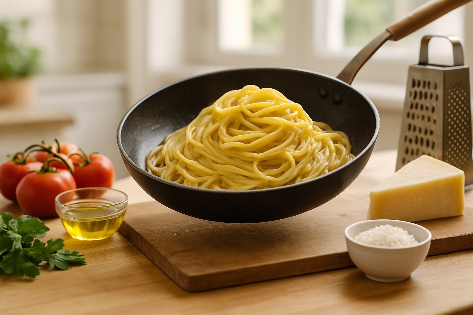 Lezione 18 - Mantecare la pasta in padella: il gesto giusto