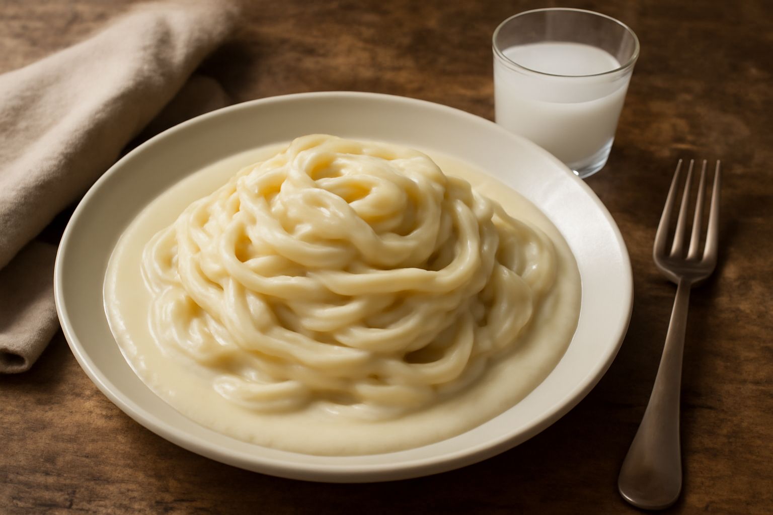 Bicchiere di anisetta bianco cremoso con sfumature lattee, servito in calice da liquore, con semi d'anice sparsi sul piano accanto e una bottiglia di vetro sullo sfondo