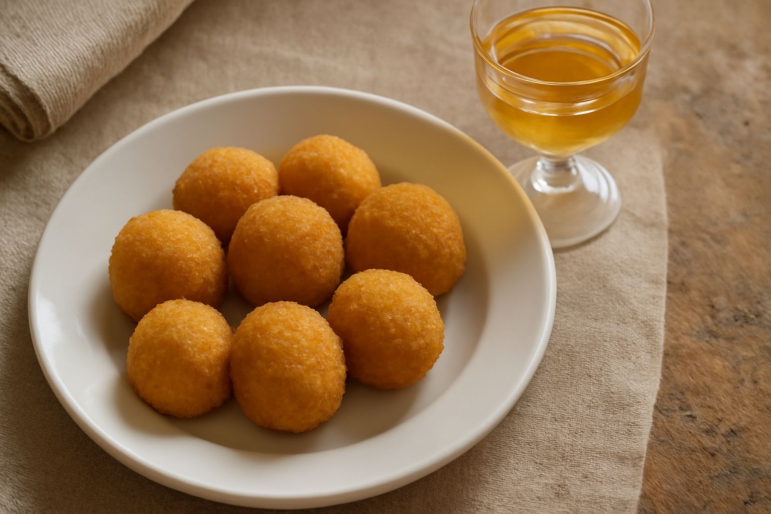 Bottiglia di anisetta di Ascoli con liquore trasparente color ambra, con semi d'anice visibili sul fondo, circondata da anice stellato fresco e bustina di carta marrone