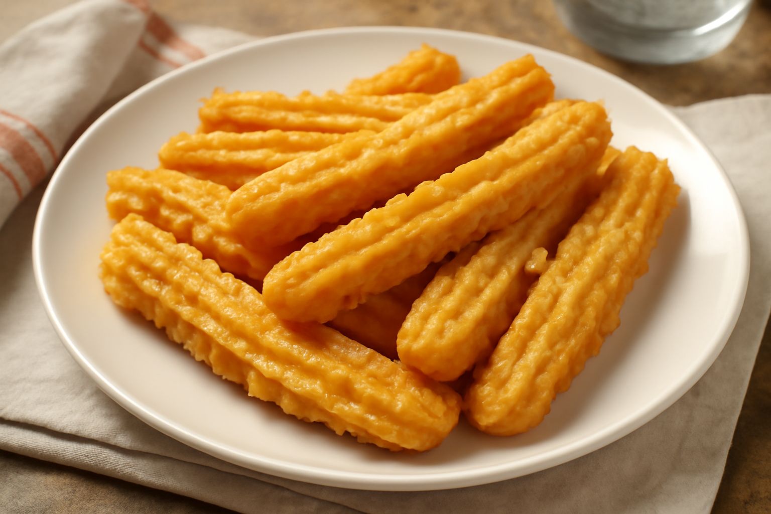 Cardi fritti in pastella disposti su un piatto bianco, dorati e croccanti, con gocce di olio luccicante, accanto a una ciotola di maionese bianca e una fetta di limone giallo