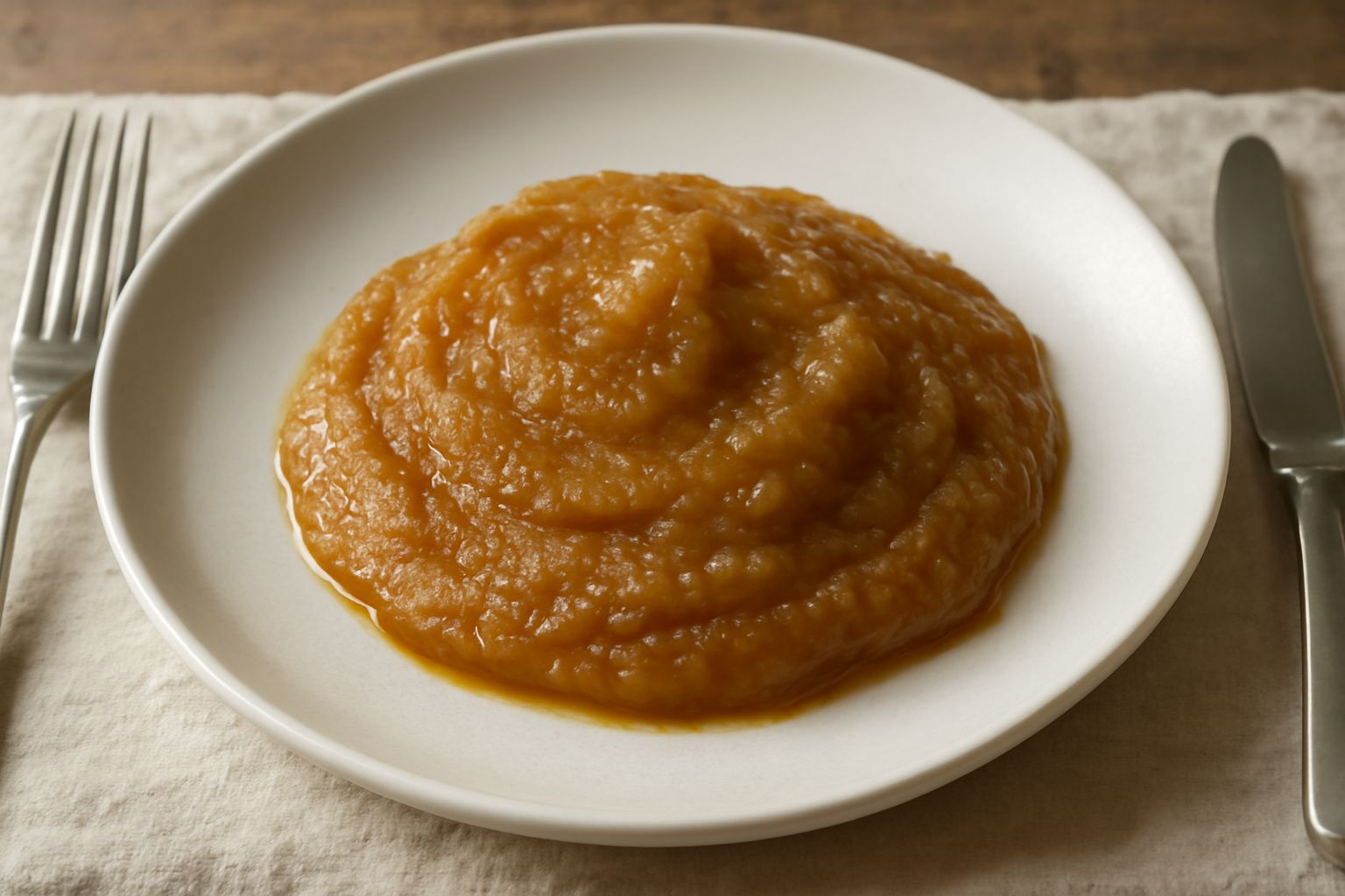 Cipolla ripassata in una padella antiaderente, di colore dorato e caramellato, con trama morbida e cremosa, ancora fumante