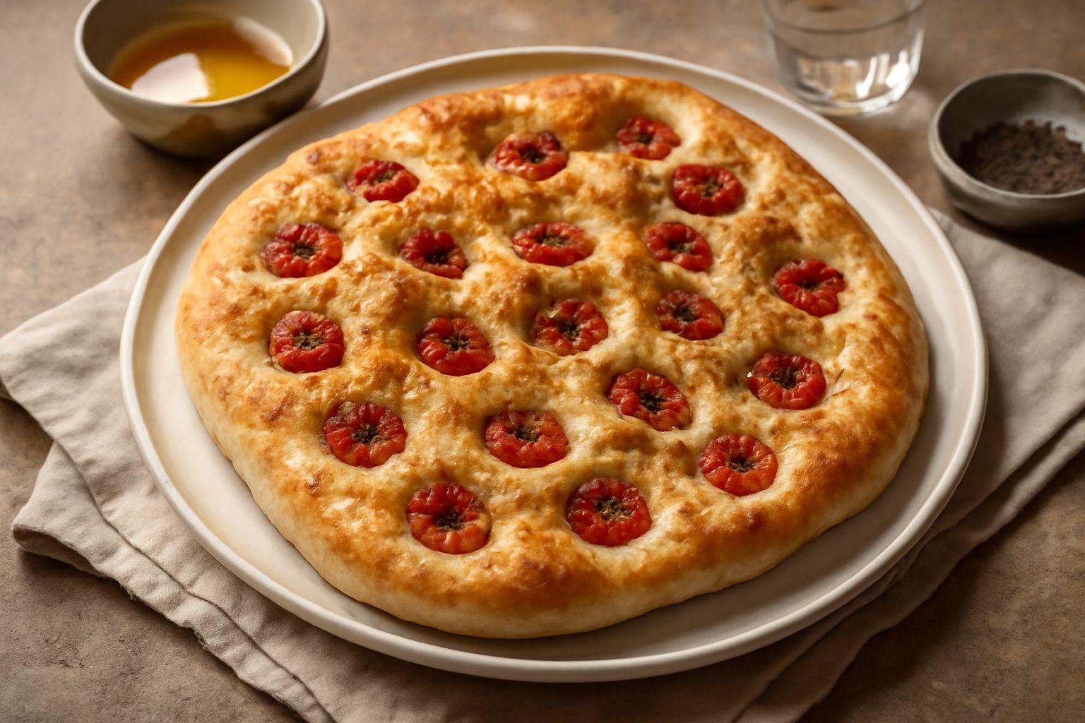 Focaccia napoletana: l'impasto morbido che sfida ogni pasticceria