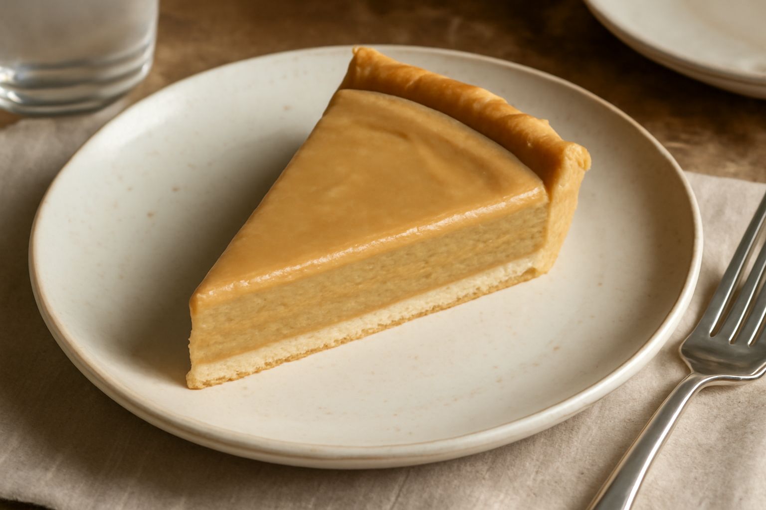 Crema frangipane color nocciola cremosa in una ciotola bianca, con mandorle sbucciate intorno, cucchiaio di legno appoggiato, farina di mandorle visibile sulla superficie di lavoro bianca
