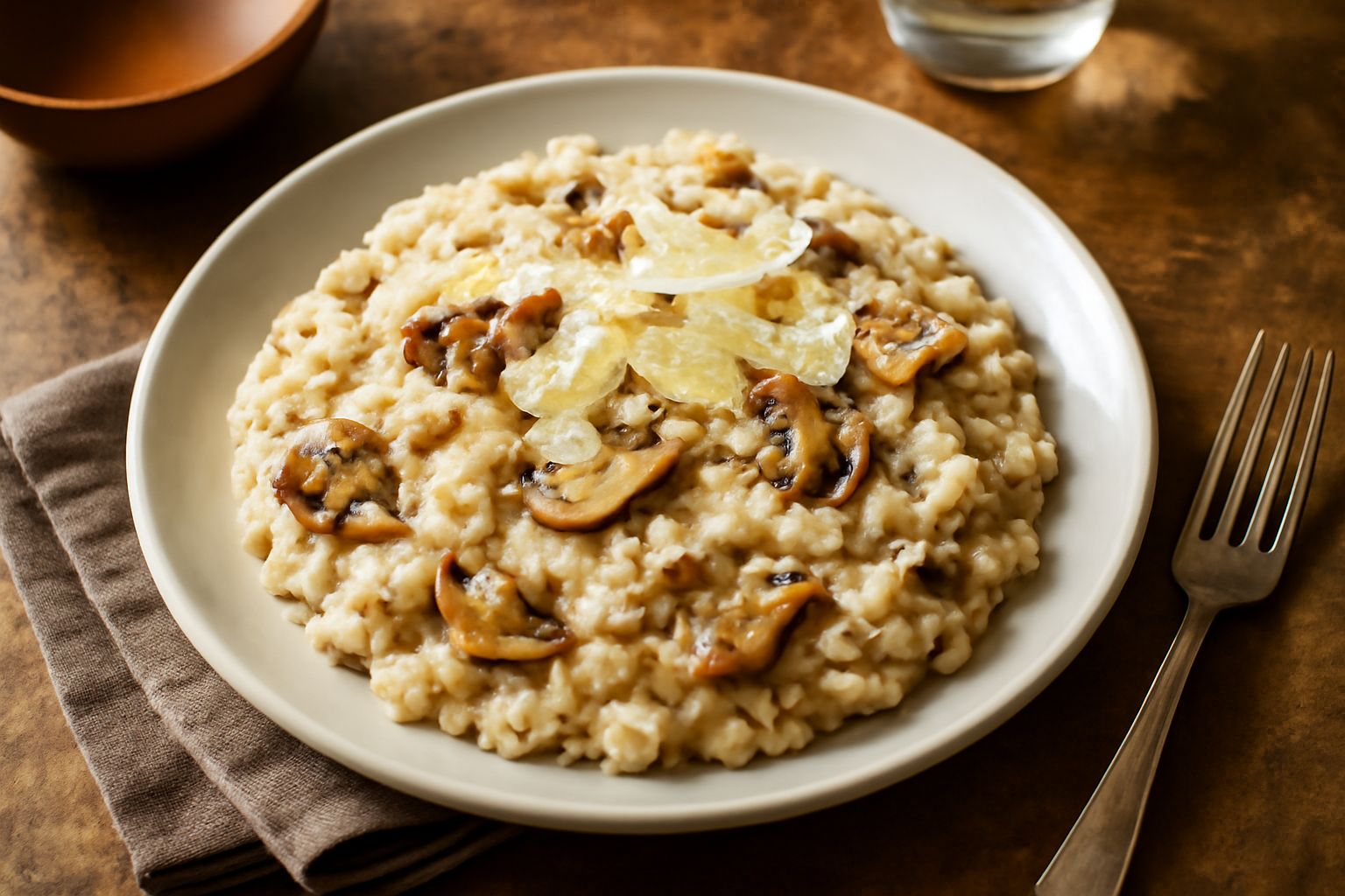 Funghi e grana padano