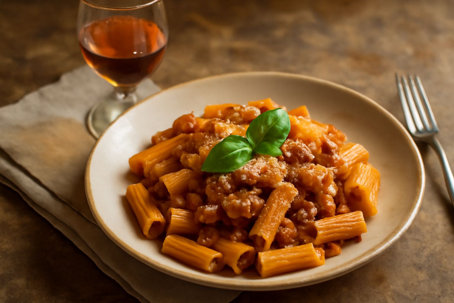 Calice di Malvasia di Lipari color oro ambrato su tavolo in legno, con tagliere di formaggi cremosi, mandorle e albicocche secche, sfondo sfocato di mare blu