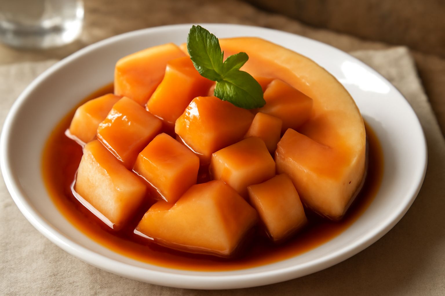 Melone con vino cotto