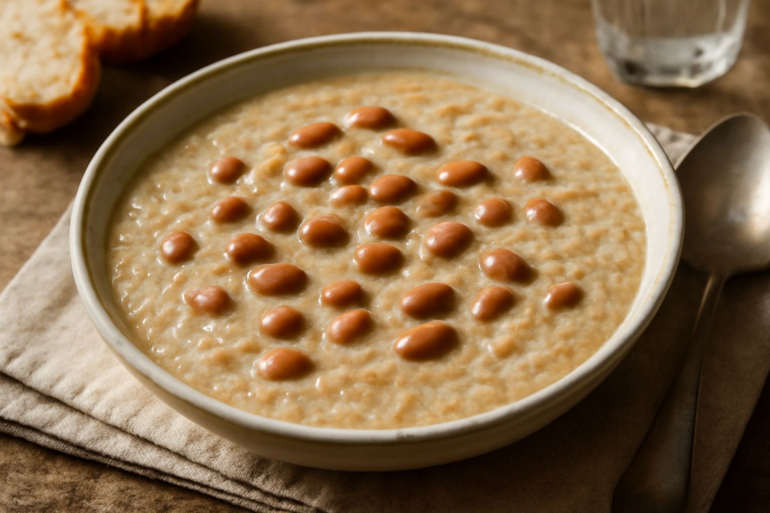 Minestra d'avena e fagioli