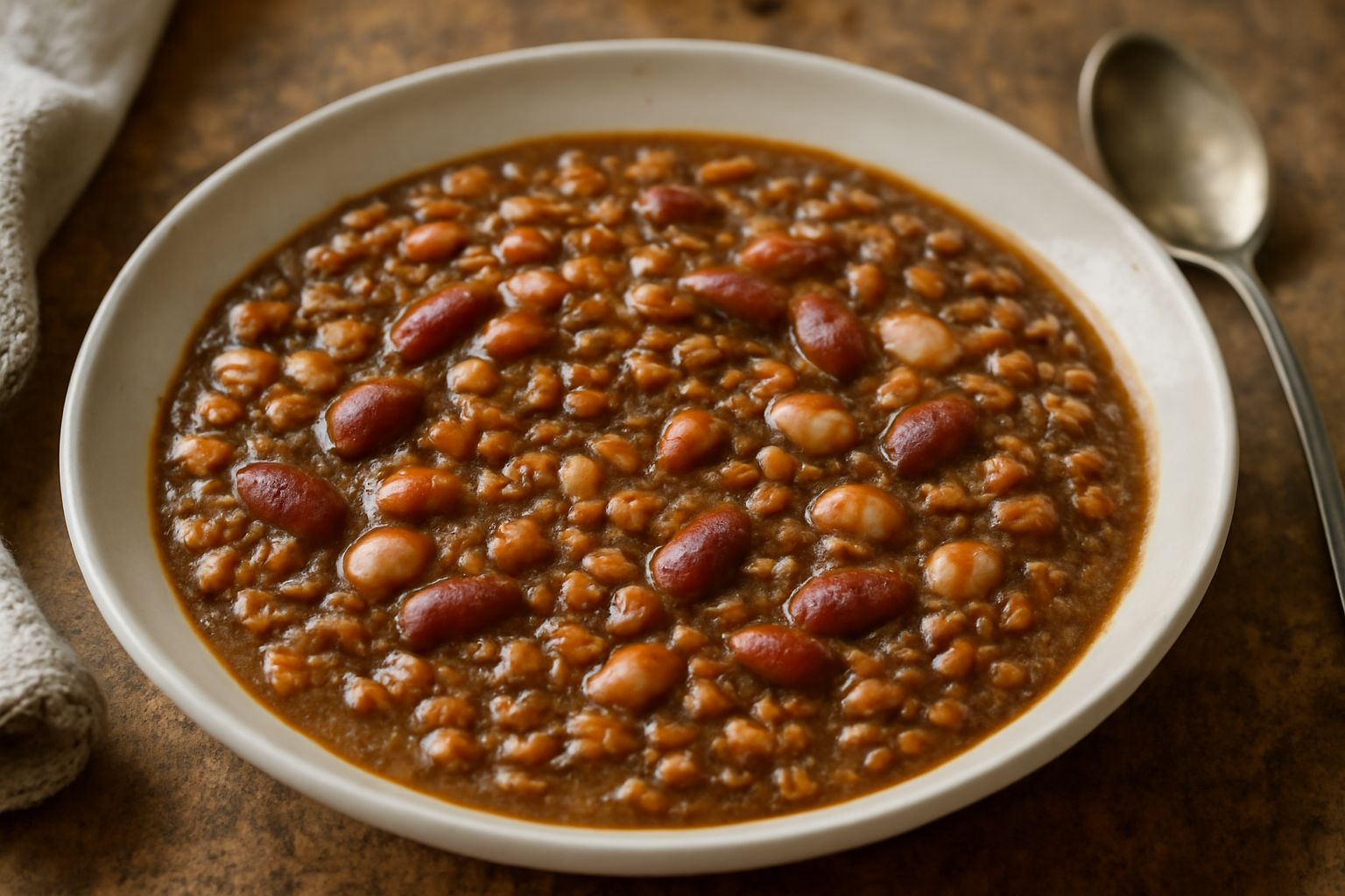 Minestra di segale e fagioli
