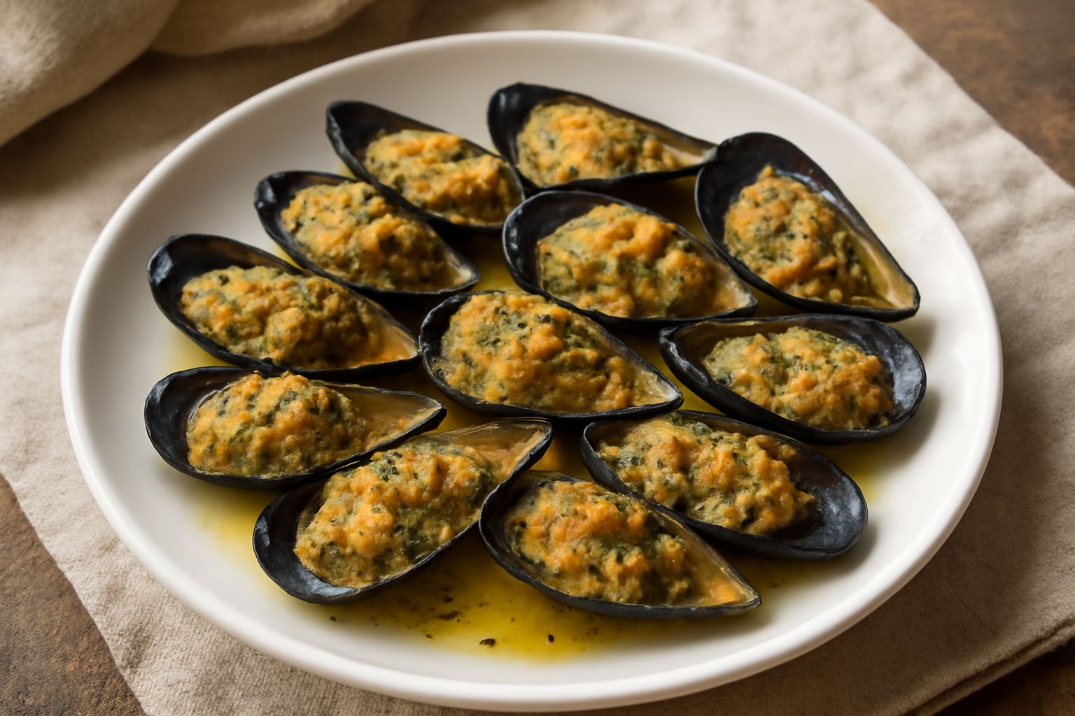 Mitili ripieni: molluschi succulenti che nutrono con proteine e minerali in leggerezza