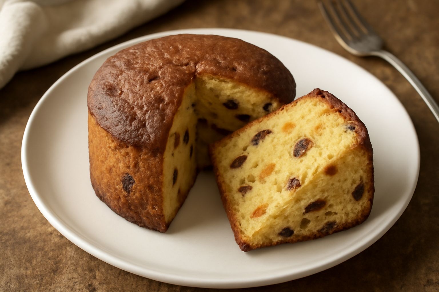 Panettone genovese: frolla delicata e mandorle tostate che nutrono senza appesantire