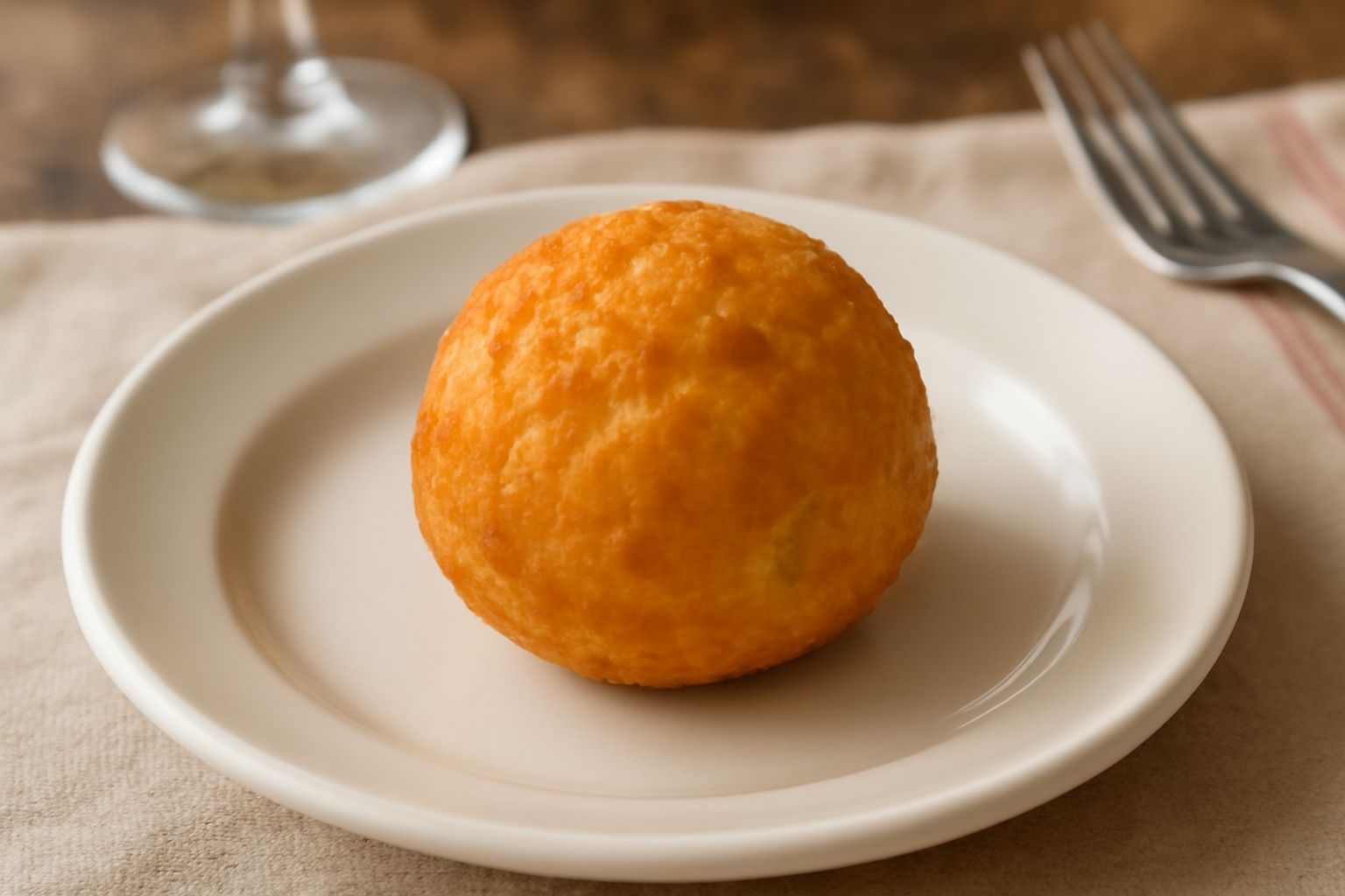 Papparot dorati e croccanti appena fritti, disposti su un piatto bianco con una leggera spolverata di zucchero semolato, uvetta e pinoli visibili in superficie