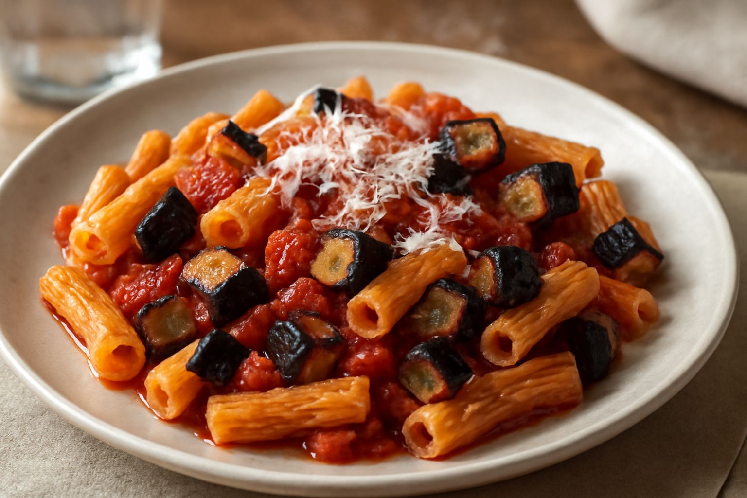 Pasta alla norma lucana