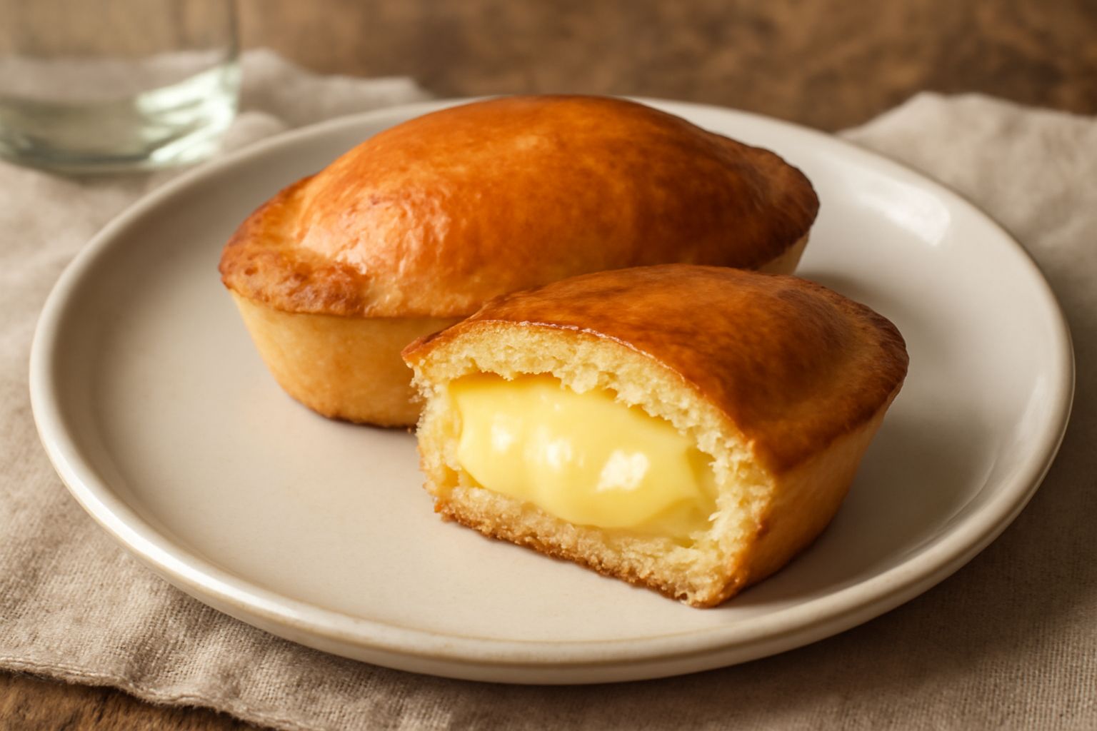 Pasticciotto ripieno di crema