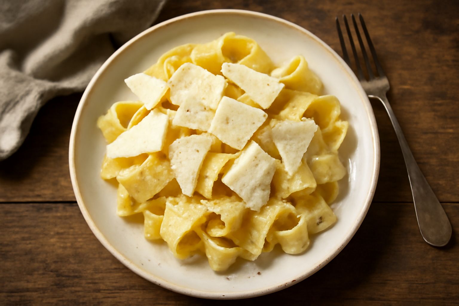 Pecorino toscano stagionato tagliato a fette su una tavola di legno con fichi secchi, miele e una coppa di vino rosso