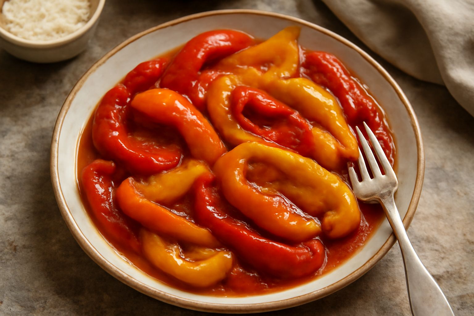 Peperoni stufati