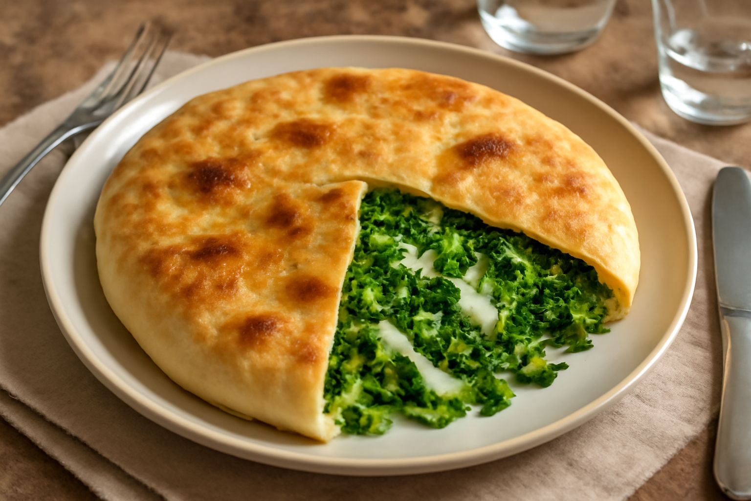 Pitta di broccoletti