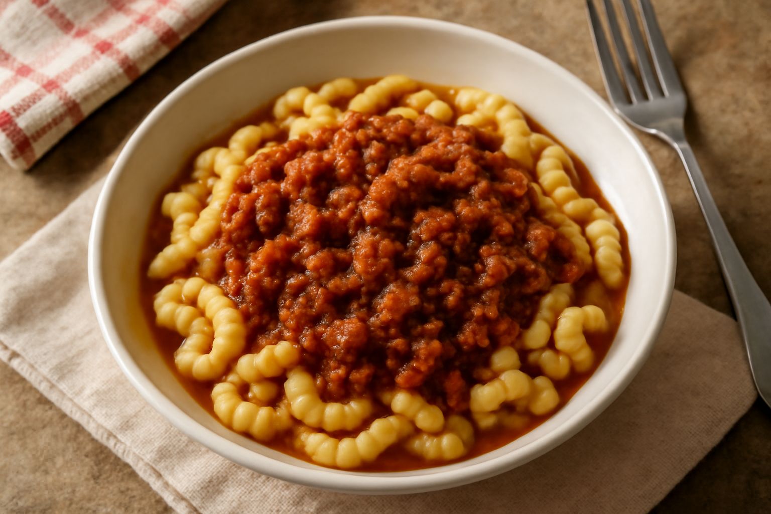 Spätzle marchigiani