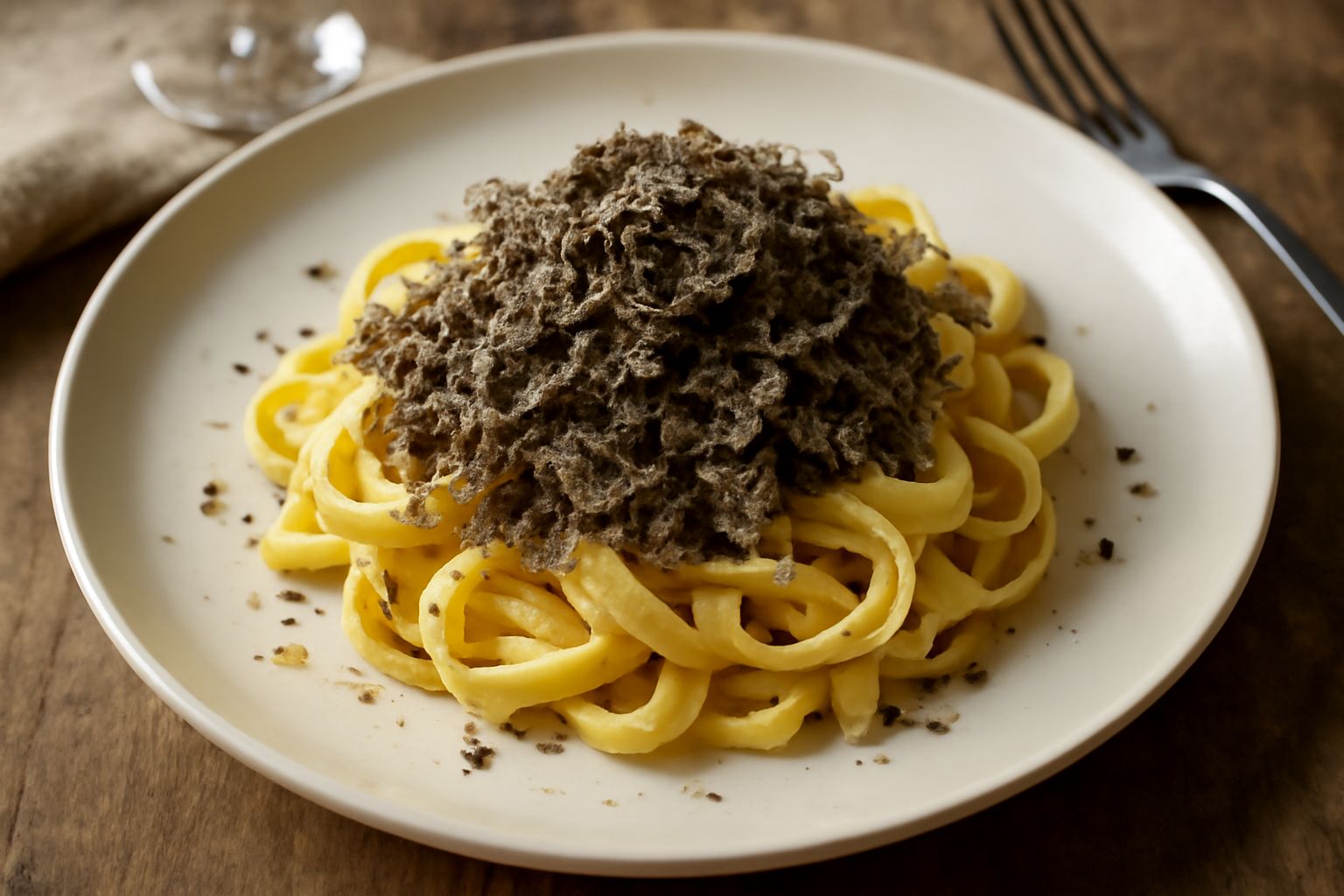 Tartufi neri grattugiati: umami profondo che nutre le cellule senza appesantire